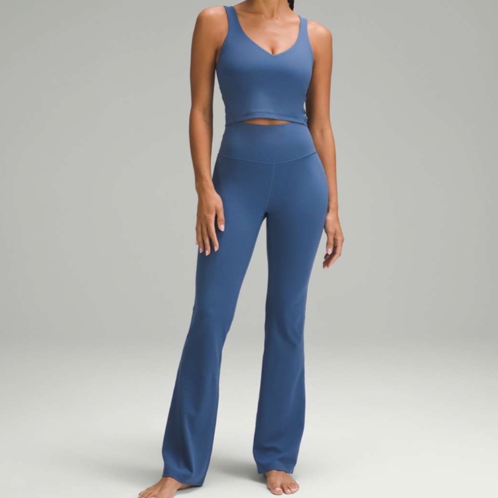 super-high-rise flared pants